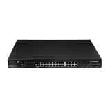 Edimax 24-Port Gigabit PoE+ Web Smart Switch mit 4-Port 10GbE SFP+- Edimax 24-Port Gigabit PoE+ Web Smart Switch mit 4-Port 10GbE SFP+-